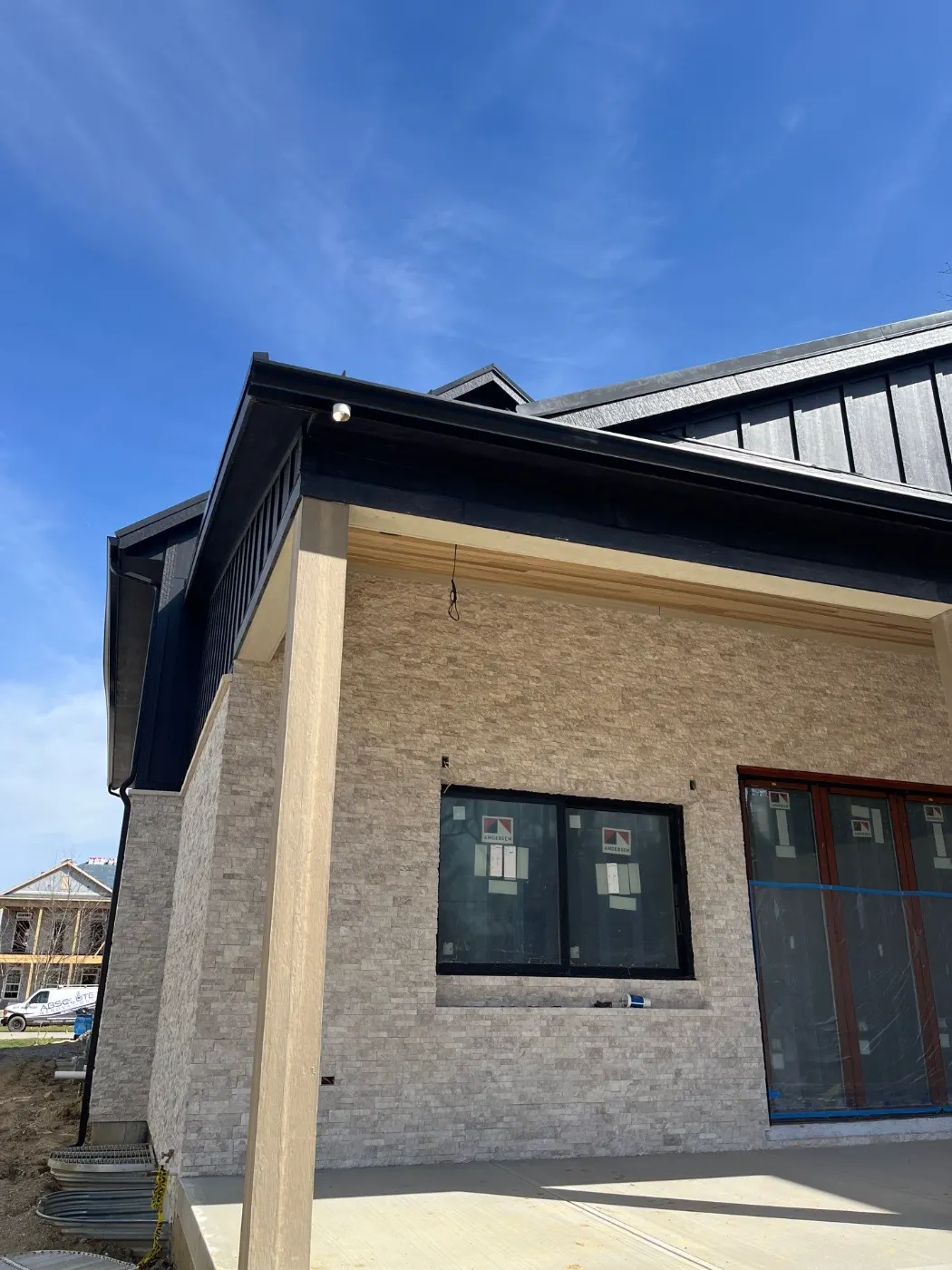 Siding installation documented in Hayden Run